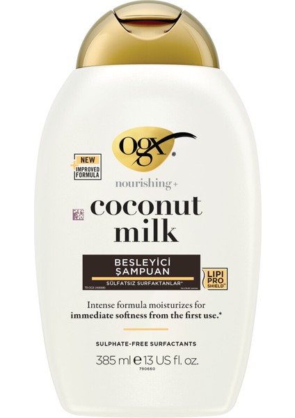 Coconut Milk Besleyici Şampuan 385 ml 4 Adet
