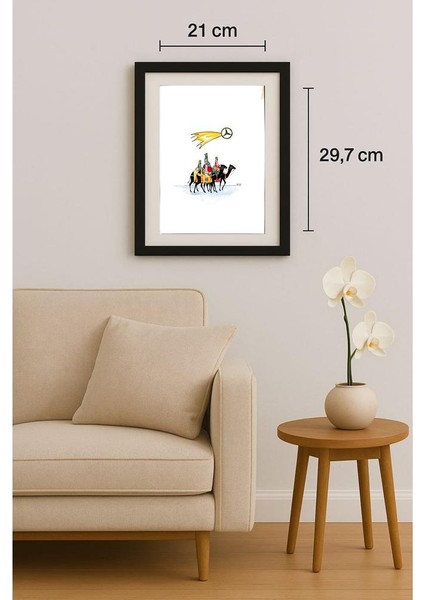 Winfried Besslich 29X21CM Orijinal Karikatür Tablo fiyatları