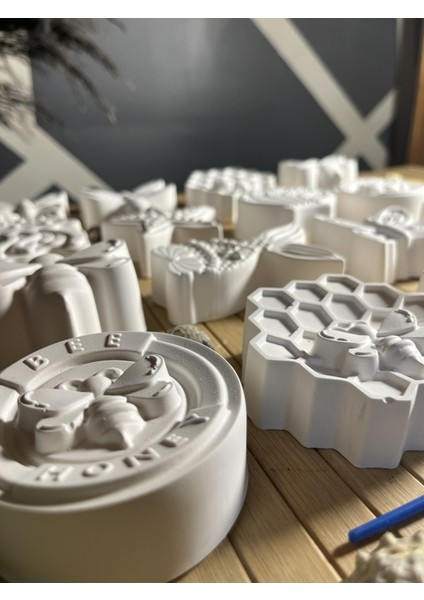 16 Adet Mega Xxl (3d) Taş Boyama Seti Hayvanlar Taş Boyama Anne ve Çocuk Etkinliği Boyama Seti modelleri