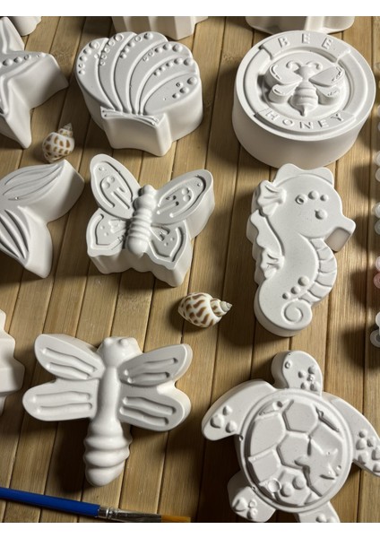 16 Adet Mega Xxl (3d) Taş Boyama Seti Hayvanlar Taş Boyama Anne ve Çocuk Etkinliği Boyama Seti indirimleri