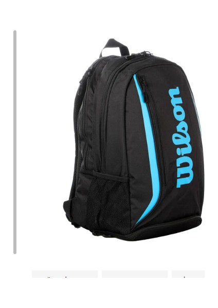 Tenis Sırt Çantası Özel Sürüm Siyah–mavi