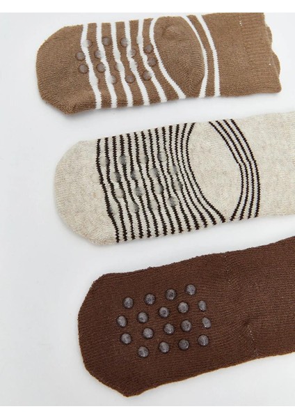 Desenli Erkek Bebek Soket Çorap 3'lü (W5) fiyatları