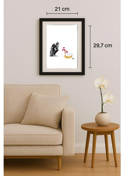 Louis Postruzin 29X21CM Orijinal Karikatür Tablo fiyatları