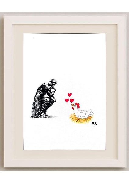 Louis Postruzin 29X21CM Orijinal Karikatür Tablo fırsatları