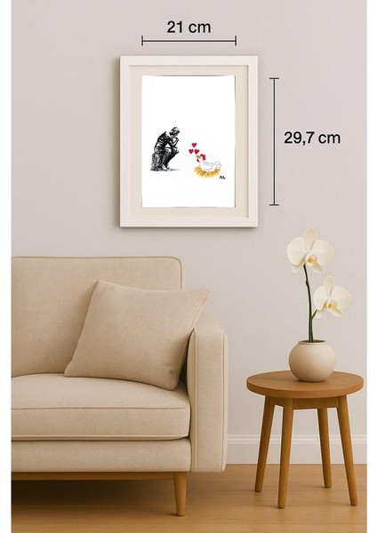 Louis Postruzin 29X21CM Orijinal Karikatür Tablo indirimleri