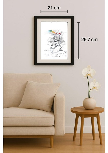 Khosro Nasrolahi 29X21CM Orijinal Karikatür Tablo fiyatları