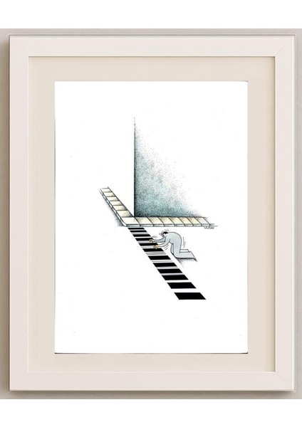 Vladimiras Beresniovas 29X21CM Orijinal Karikatür Tablo fırsatları