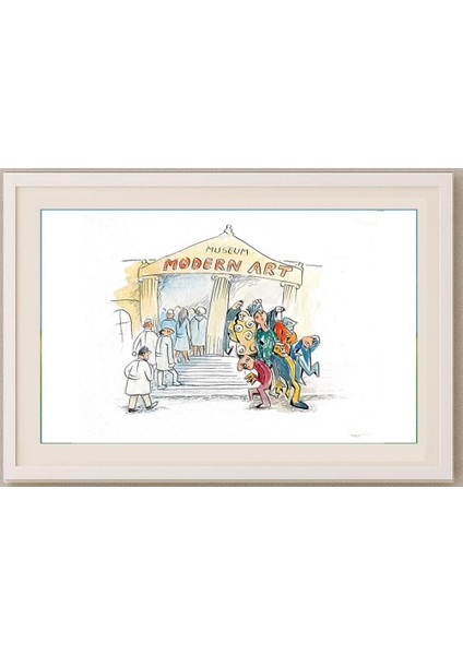 Wolfgang Schlegel 29X21CM Orijinal Karikatür Tablo fırsatları