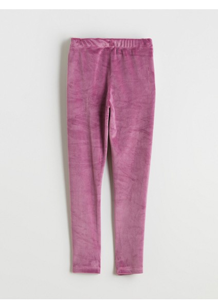 Yeni Sezon Beli Lastikli Kadife Kız Çocuk Tayt modelleri