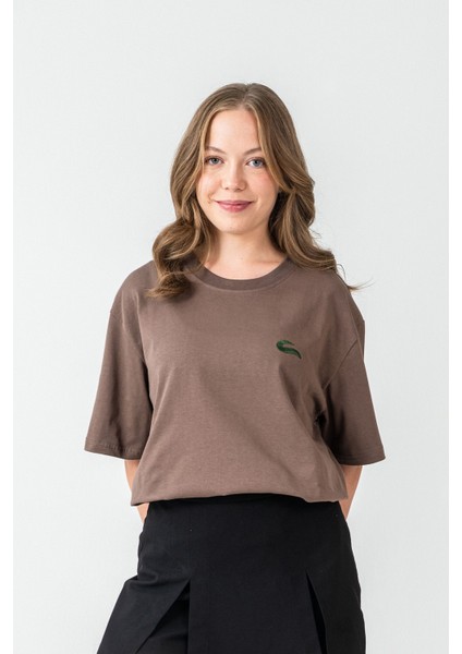 Unisex Erkek/kadın Oversize Bisiklet Yaka %100 Pamuk Basic T-Shirt fiyatları