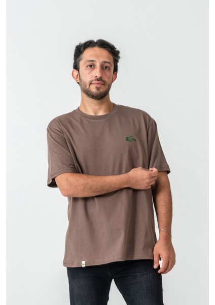 Unisex Erkek/kadın Oversize Bisiklet Yaka %100 Pamuk Basic T-Shirt fırsatları