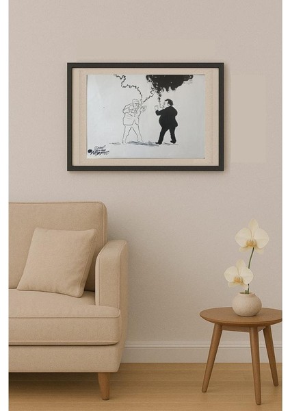 Wonsoo Yi 35X25CM Orijinal Karikatür Tablo fiyatları