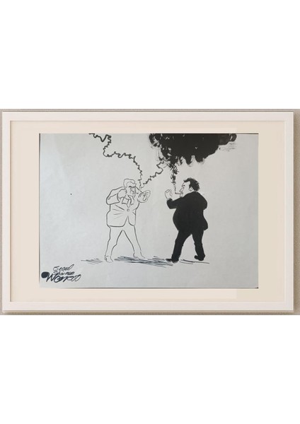 Wonsoo Yi 35X25CM Orijinal Karikatür Tablo fırsatları