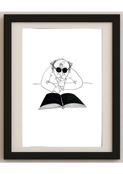 Tsvetomir Veleshky 29X21CM Orijinal Karikatür Tablo