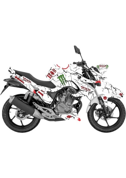 Mondial Drift 125 L No:1 Design Beyaz Sticker Kaplama