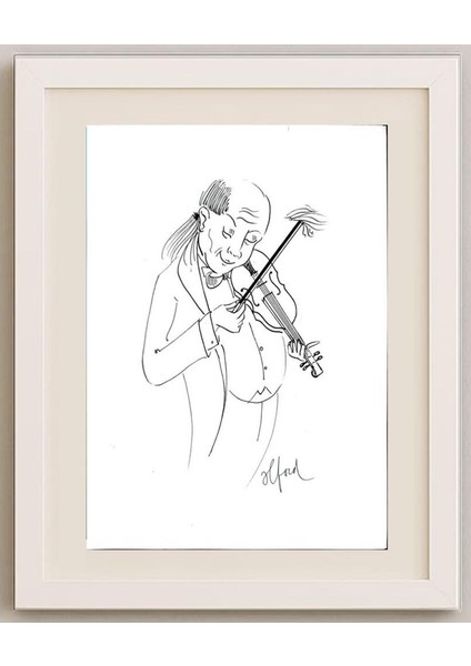 Richard Francis Vosters 29X21CM Orijinal Karikatür Tablo fırsatları