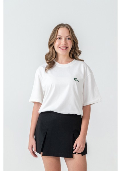 Unisex Erkek/kadın Oversize Bisiklet Yaka %100 Pamuk Basic T-Shirt fiyatları