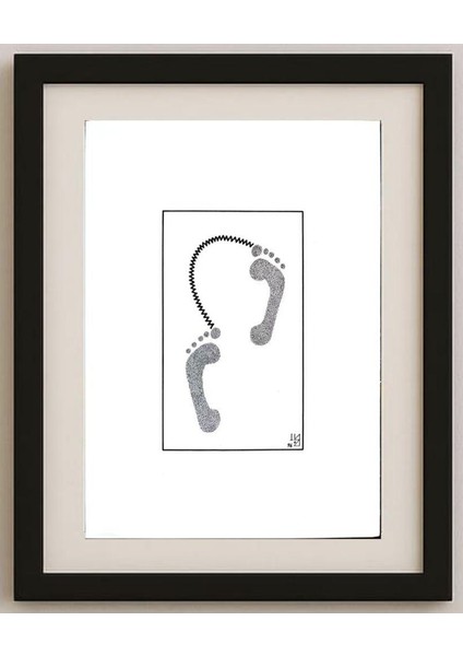 Vitalij Koryako 29X21CM Orijinal Karikatür Tablo