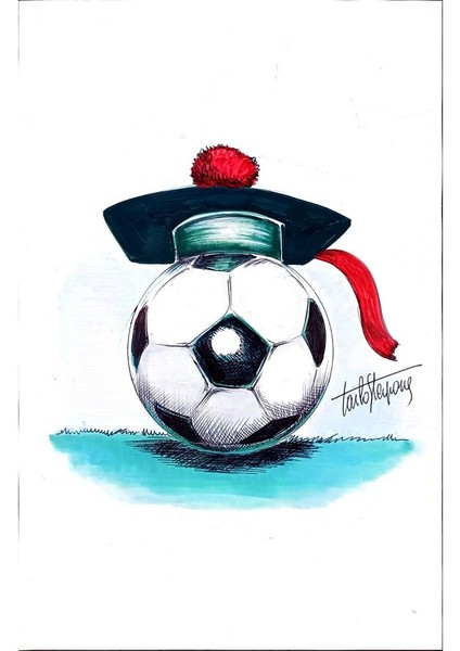 Sterpone Carlo 27X18CM Orijinal Karikatür Tablo modelleri