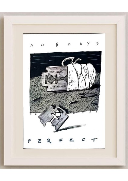 Turculet Dan Silvin 29X21CM Orijinal Karikatür Tablo fırsatları