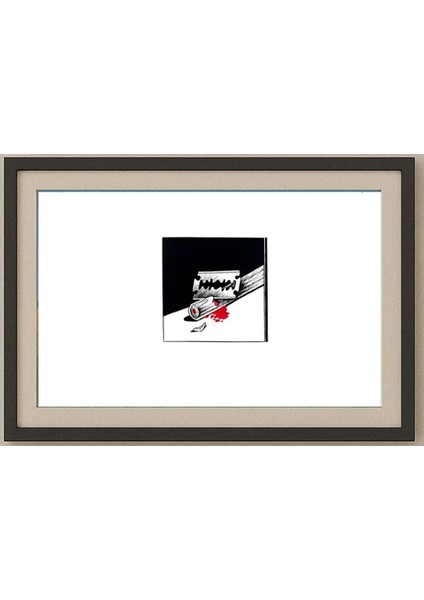 Oleg Loktiev 29X21CM Orijinal Karikatür Tablo