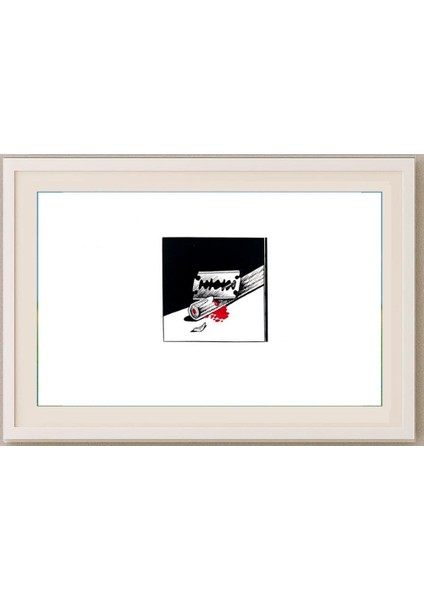 Oleg Loktiev 29X21CM Orijinal Karikatür Tablo fırsatları