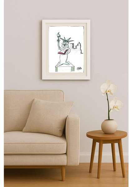 Sergio Mas 29X21CM Orijinal Karikatür Tablo indirimleri