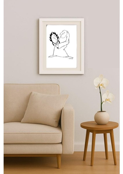 Rudi Schmückle 29X21CM Orijinal Karikatür Tablo indirimleri