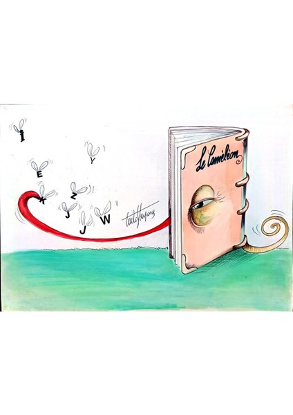 Sterpone Carlo 27X18CM Orijinal Karikatür Tablo modelleri