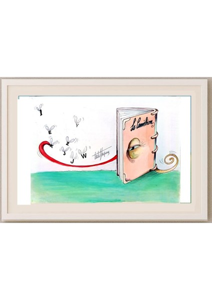 Sterpone Carlo 27X18CM Orijinal Karikatür Tablo fırsatları