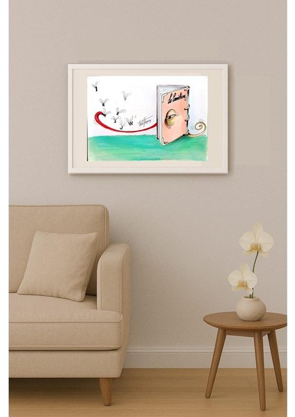 Sterpone Carlo 27X18CM Orijinal Karikatür Tablo indirimleri