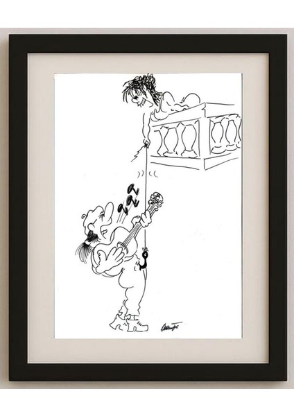 Branco Premuzic 29X21CM Orijinal Karikatür Tablo