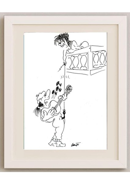 Branco Premuzic 29X21CM Orijinal Karikatür Tablo fırsatları