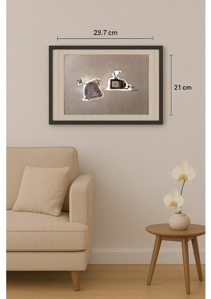 Sepideh Anjomrooz 29X21CM Orijinal Karikatür Tablo fiyatları