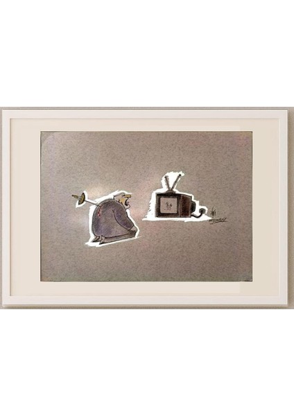 Sepideh Anjomrooz 29X21CM Orijinal Karikatür Tablo fırsatları