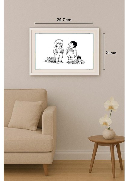 Sergey Khasabov 29X21CM Orijinal Karikatür Tablo indirimleri