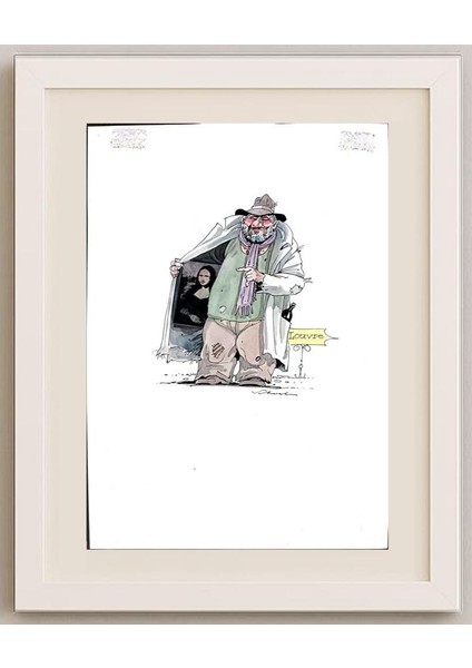 Reiner Schwalme 29X21CM Orijinal Karikatür Tablo fırsatları