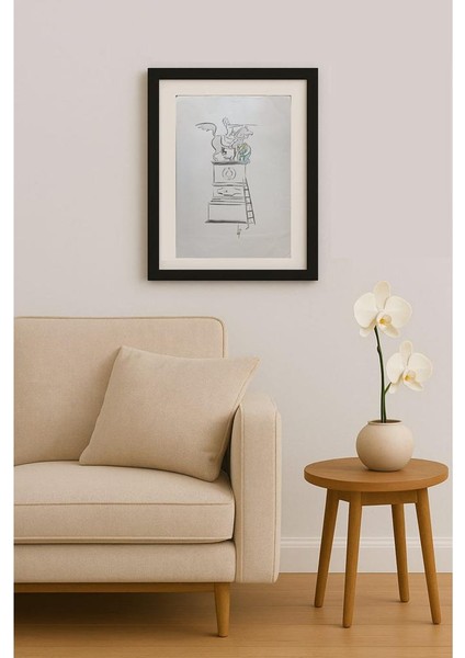 Milan Lekic 43X30CM Orijinal Karikatür Tablo fiyatları