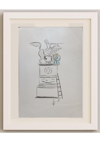 Milan Lekic 43X30CM Orijinal Karikatür Tablo fırsatları