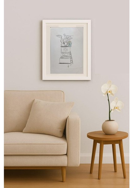 Milan Lekic 43X30CM Orijinal Karikatür Tablo indirimleri