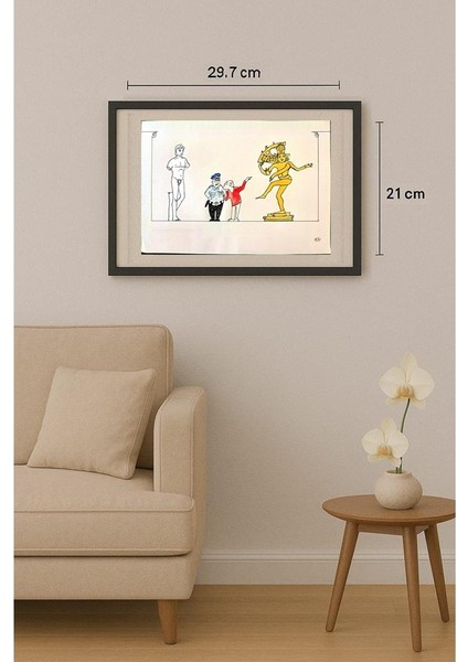Kokus 29X21CM Orijinal Karikatür Tablo fiyatları
