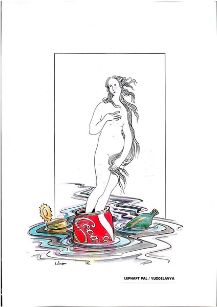 Tode Blazevski 35X25CM Orijinal Karikatür Tablo modelleri