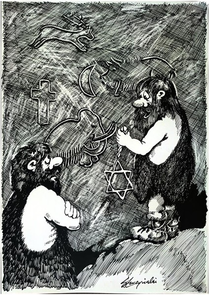 Slawomir Luczynski 29X21CM Orijinal Karikatür Tablo modelleri