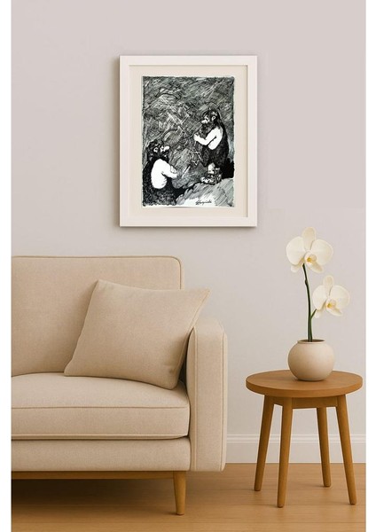 Slawomir Luczynski 29X21CM Orijinal Karikatür Tablo indirimleri