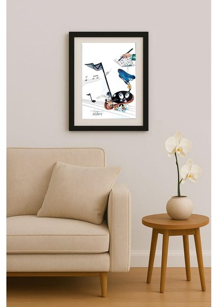 Sterpone Carlo 27X18CM Orijinal Karikatür Tablo fiyatları