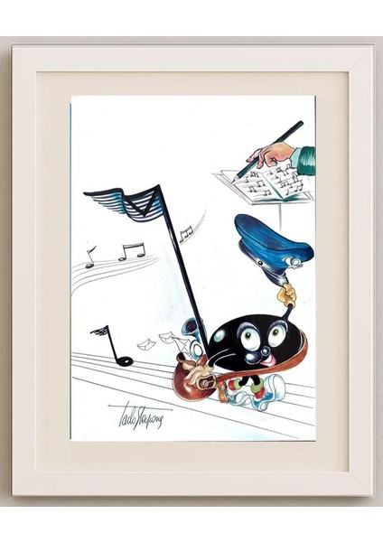 Sterpone Carlo 27X18CM Orijinal Karikatür Tablo fırsatları