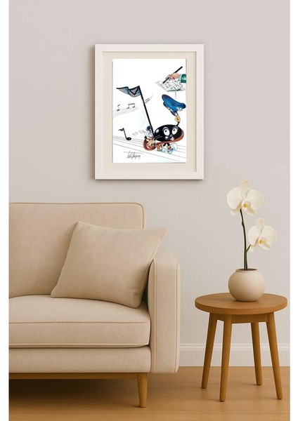 Sterpone Carlo 27X18CM Orijinal Karikatür Tablo indirimleri