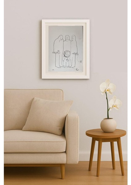 Soudabeh Memarzadeh 43X30CM Orijinal Karikatür Tablo indirimleri