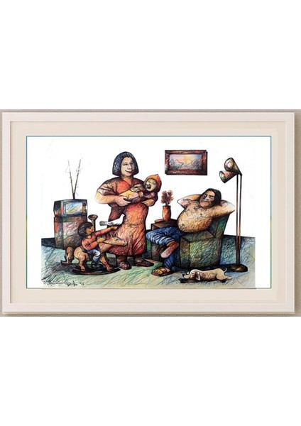 Candido Isidfo Cuenca Fuentes 43X30CM Orijinal Karikatür Tablo fırsatları