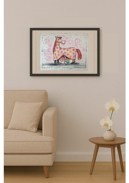 Viacheslav Bibishev 43X30CM Orijinal Karikatür Tablo fiyatları